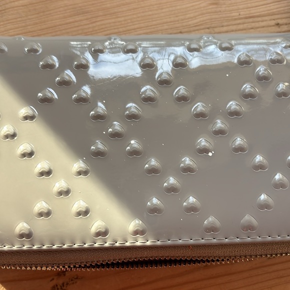 2 Betsey Johnson Wallets 1 Pink 1 Gray Length 8 Inches Width 5 Inches - Picture 5 of 13